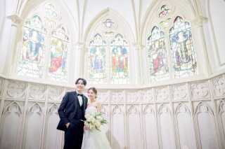 併設チャペルでの撮影