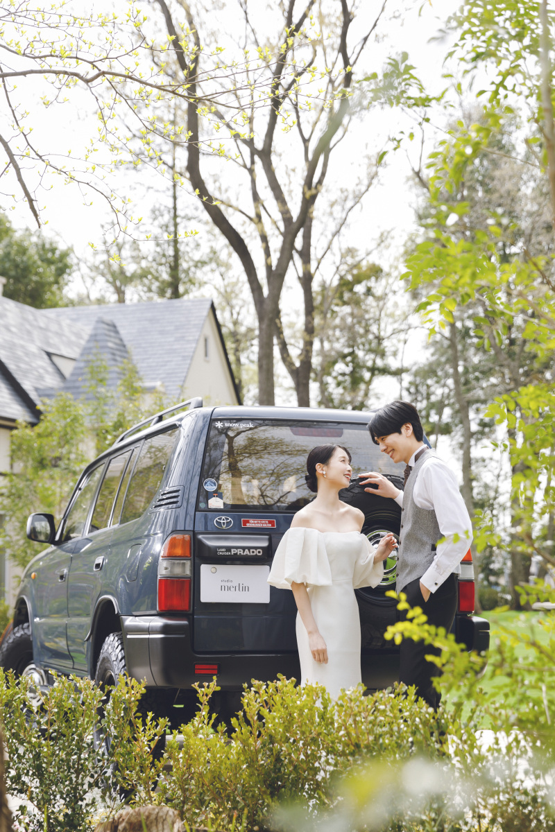 Studio Merlin_ガーデンで撮影できる