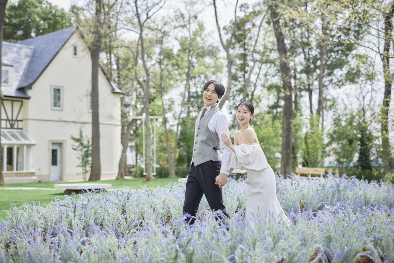 Studio Merlin_庭園で撮影できる