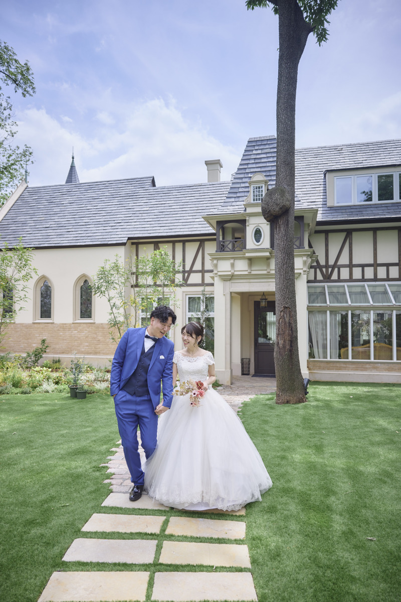 Studio Merlin_庭園で撮影できる