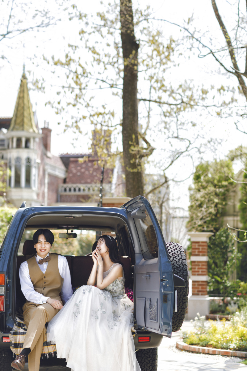 愛車との撮影もできるんです!