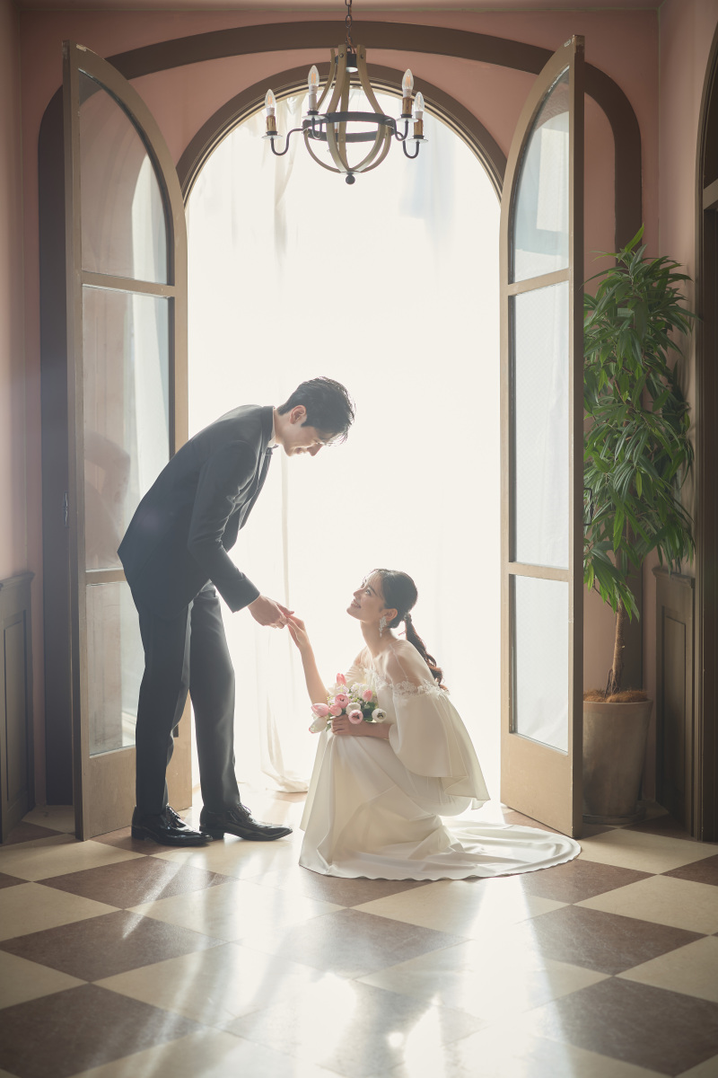 ナチュラルな撮影スタイル。自然な空気感の中の楽しい雰囲気、お二人の時間を大切に撮影していきましょう。