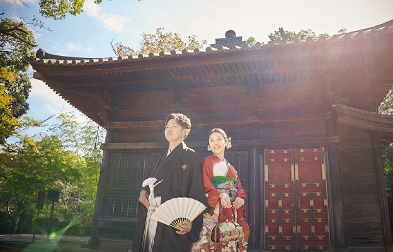 【川越ロケ付き】洋装+和装プラン※ドレス1着+和装1着&アルバム10P付き