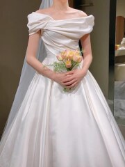 Lサイズオフショルダーアシメトリードレス