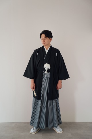 紋付袴（ブラック）