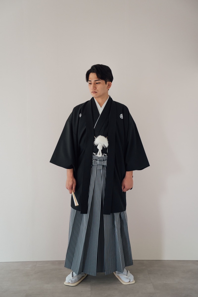 紋付袴（ブラック）