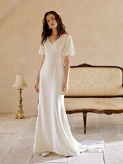 半袖スレンダードレス