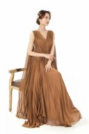 ブラウンテラコッタドレス