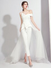 Sサイズワンショルダーパンツドレス