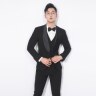 クラシック黒スリーピースタキシード