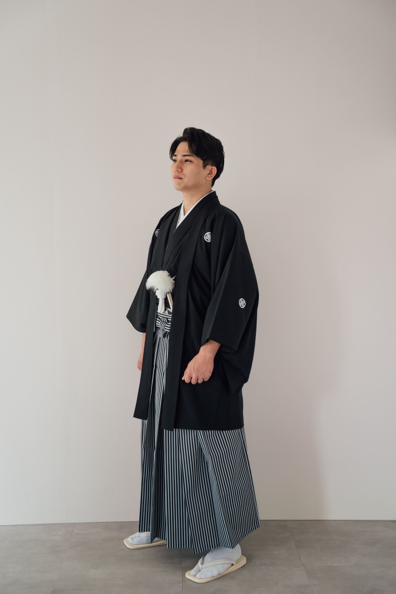 紋付袴（ブラック）