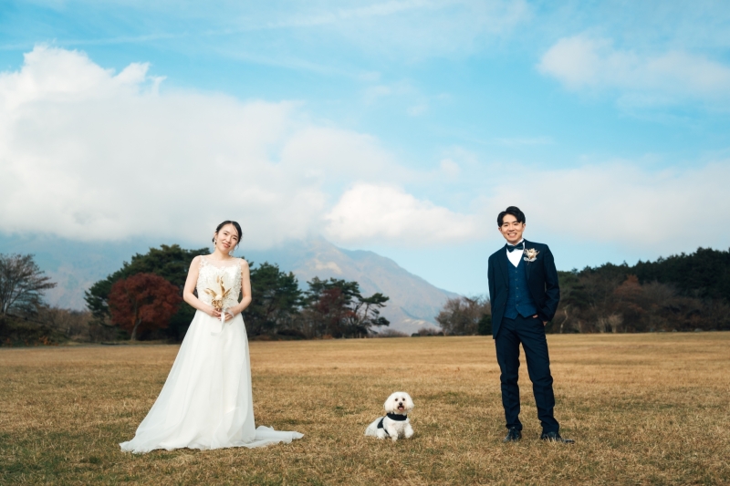 ワンちゃんと3ロケーションを周る撮影の開始です♪