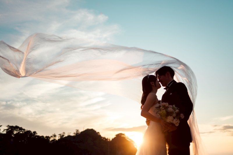 ヴェールも使用します♪