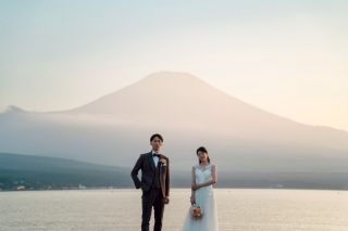 富士と残すウェディングフォト