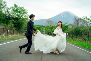 富士で叶えるナチュラルフォトウェディング