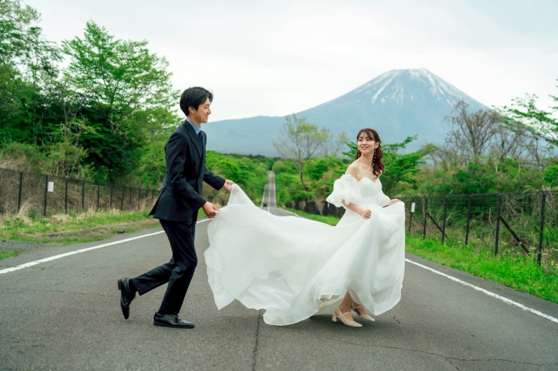 富士で叶えるナチュラルフォトウェディング