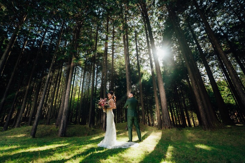 森の中で誓う私たちのウェデイング