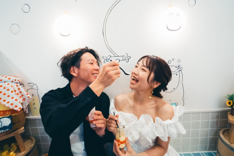 お店の中でも撮影♪