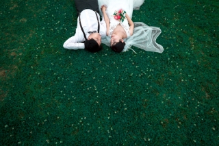 リラックス感まるごと残す、ウェディングフォト