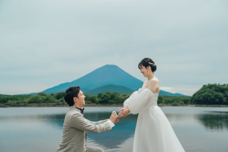 富士の麓でフォトウェディング