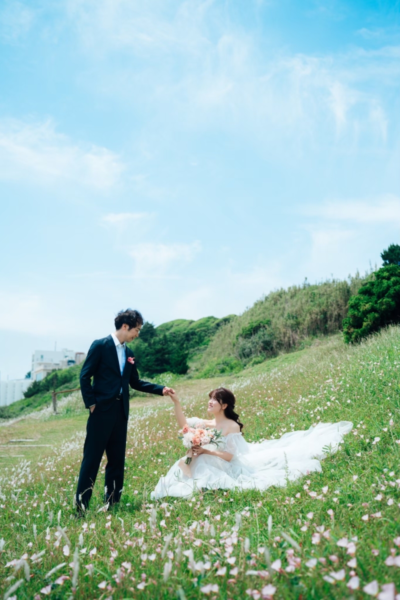 映画のようなポージング