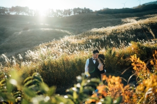 森＋海＋ススキの豪華3ロケーションフォト