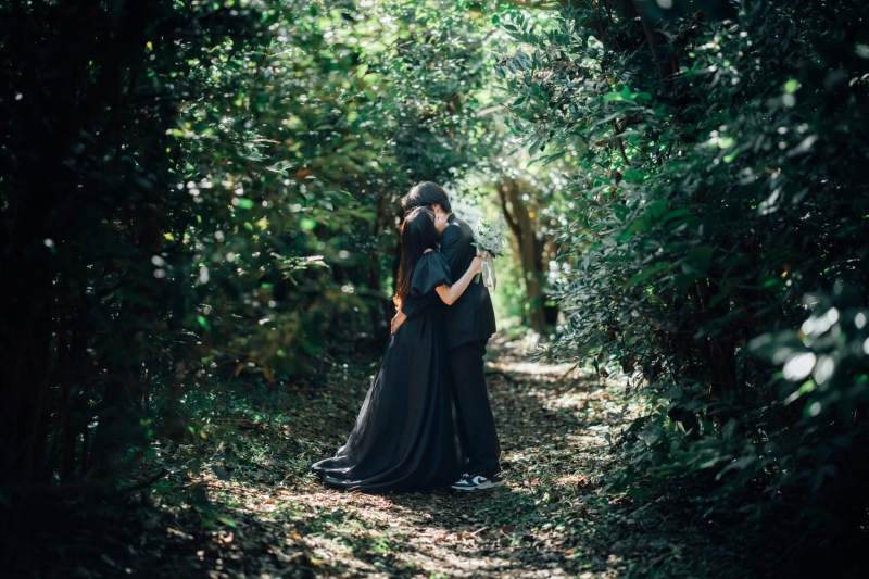 2ロケーション目は緑も映える場所で