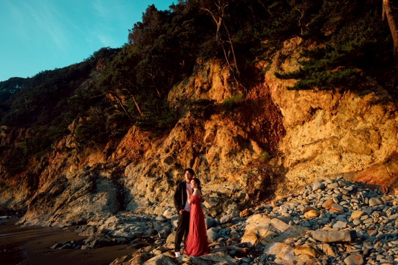 岩場で見つけたふたりの時間