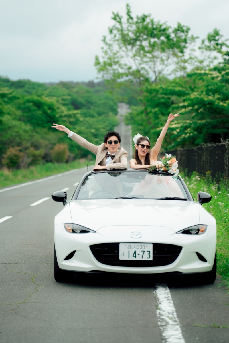 マイカーで叶えるロケーションフォト♪