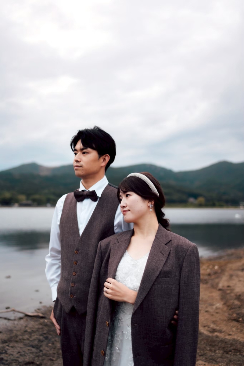 湖に見守られて