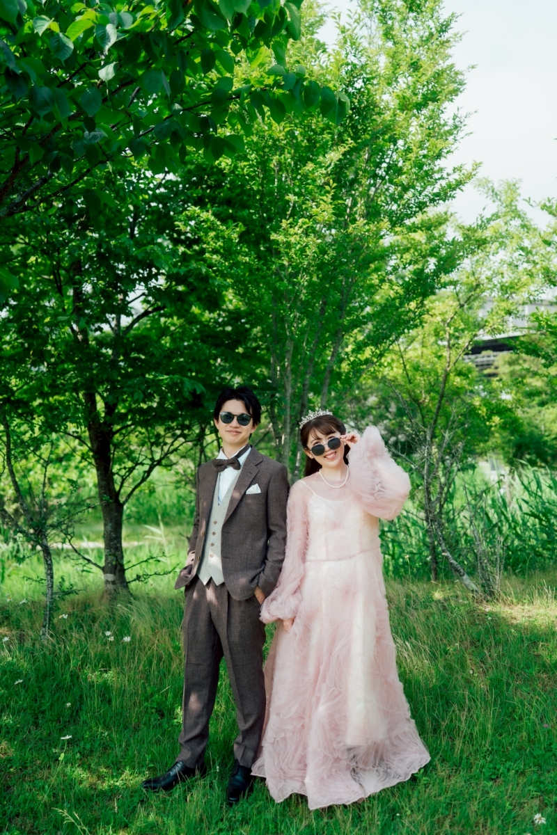 きらめく緑と笑顔のロケーションフォト