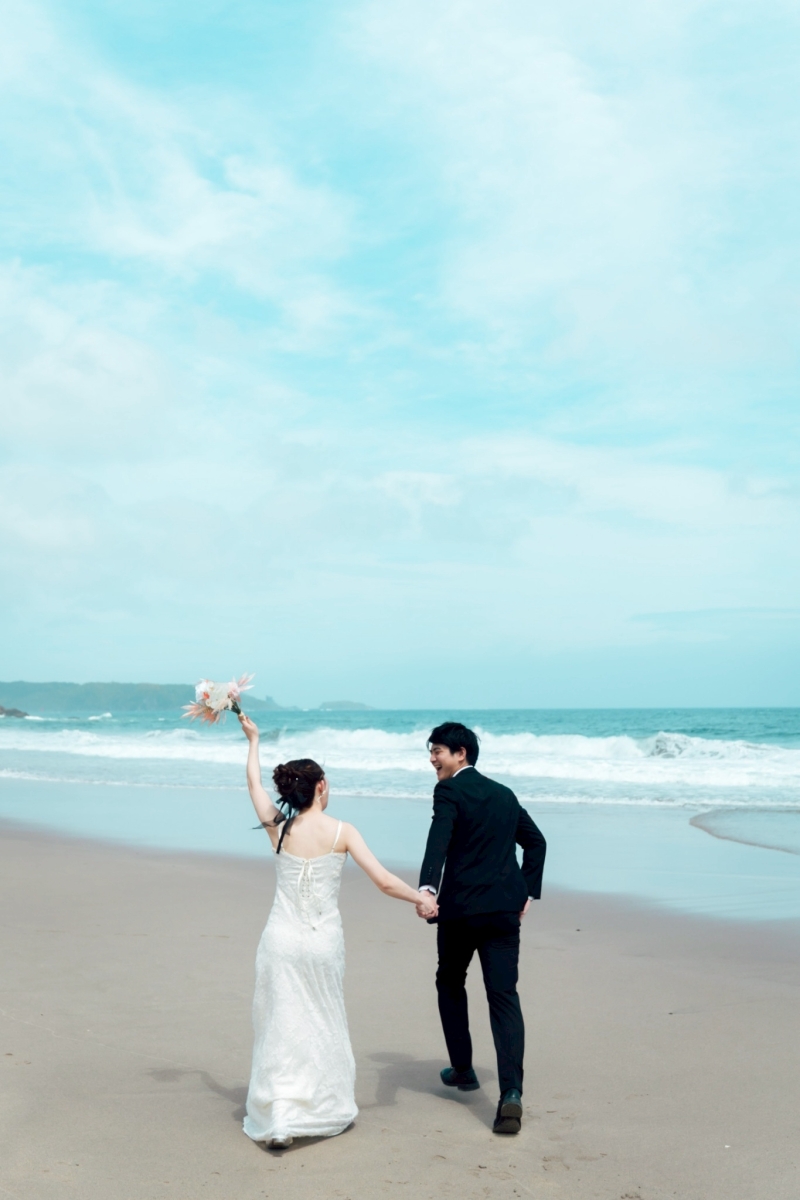 もちろん砂浜でも撮影していきます♪