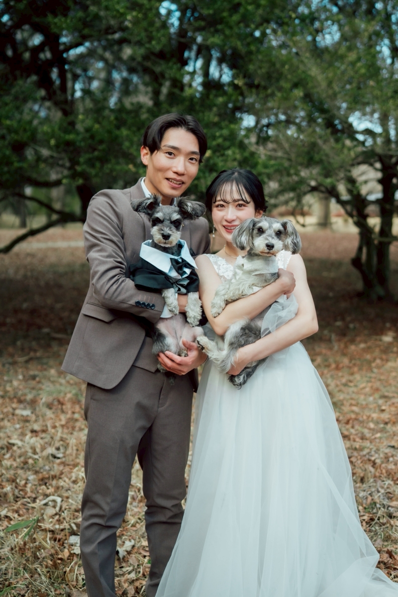 愛犬とつくるウェディングフォト
