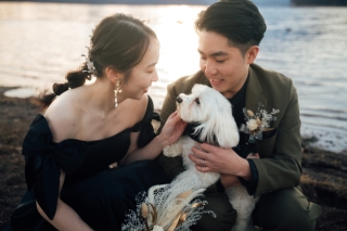 ワンちゃんと一緒に周る前撮り3ロケーション