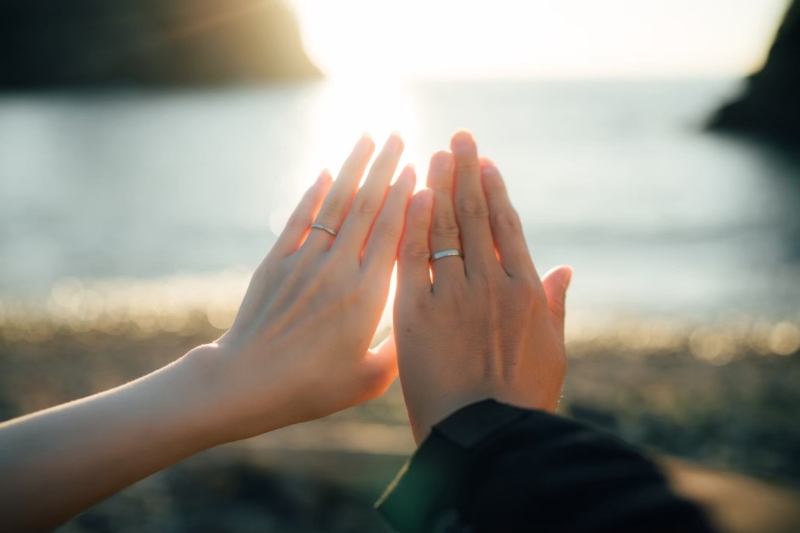 指輪等のパーツカットも忘れずに