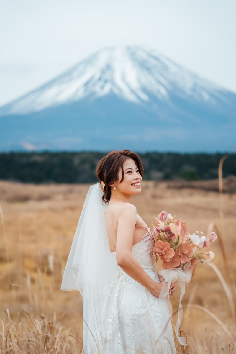 富士山と一緒に