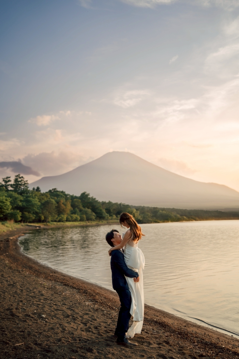最後のロケは湖で！