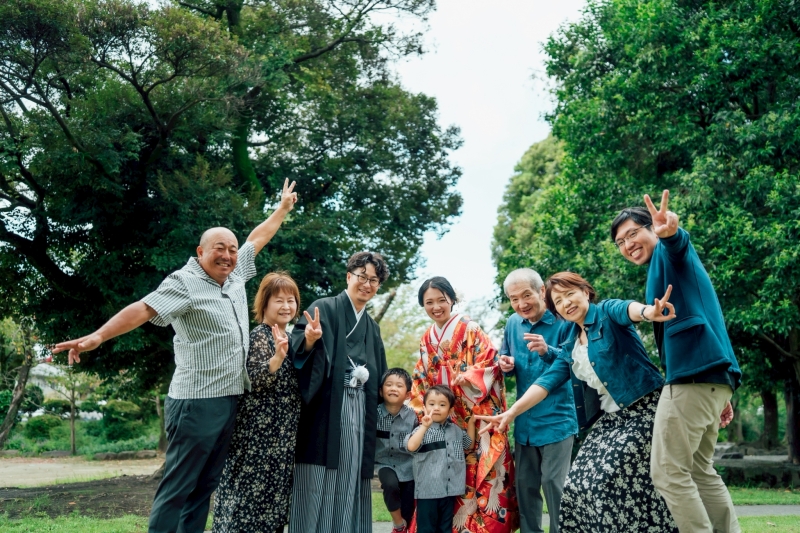 家族でつくるウェディングフォト