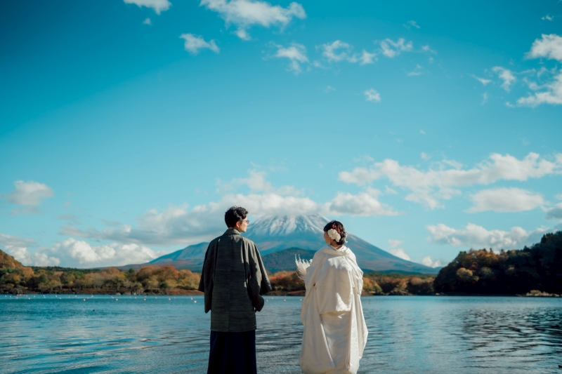 富士と和装とウェディング