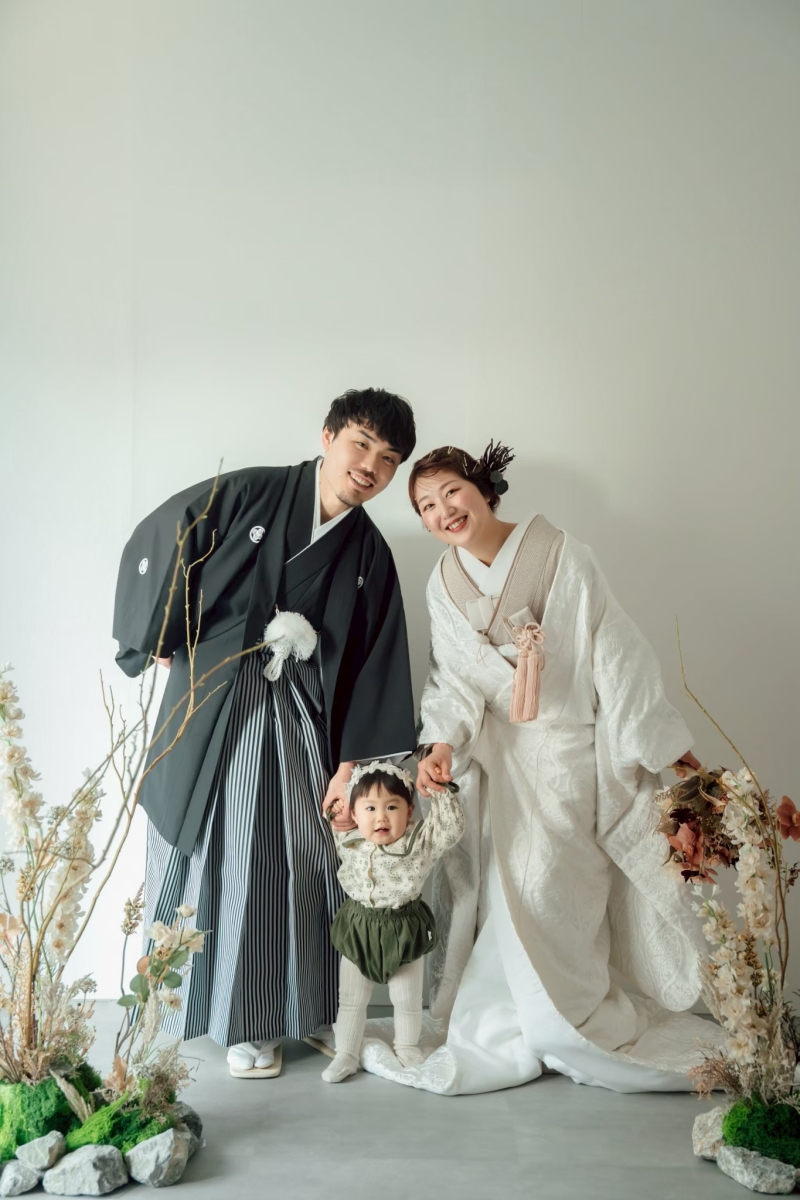 家族で残すウェディングフォト