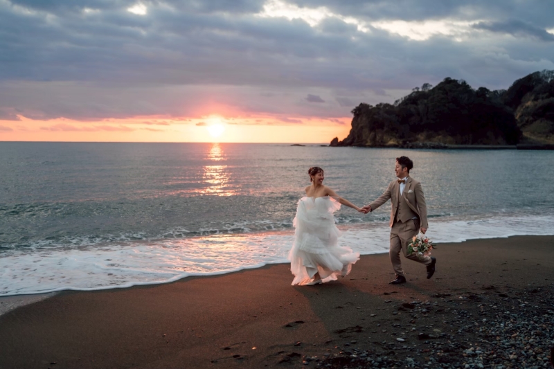 【スタジオ+ロケーション洋装撮影】スタジオと富士山、伊豆の大自然ロケーション組み合わせドレスプラン♪