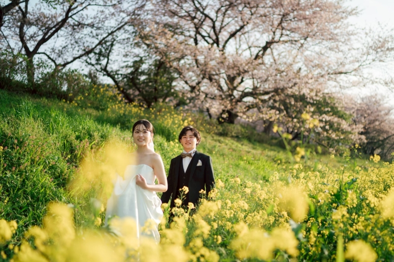 【季節限定】河津桜+菜の花で春を先取り♪季節を感じるフォト150カット撮影プラン(全プラン組み合わせ対応可能)