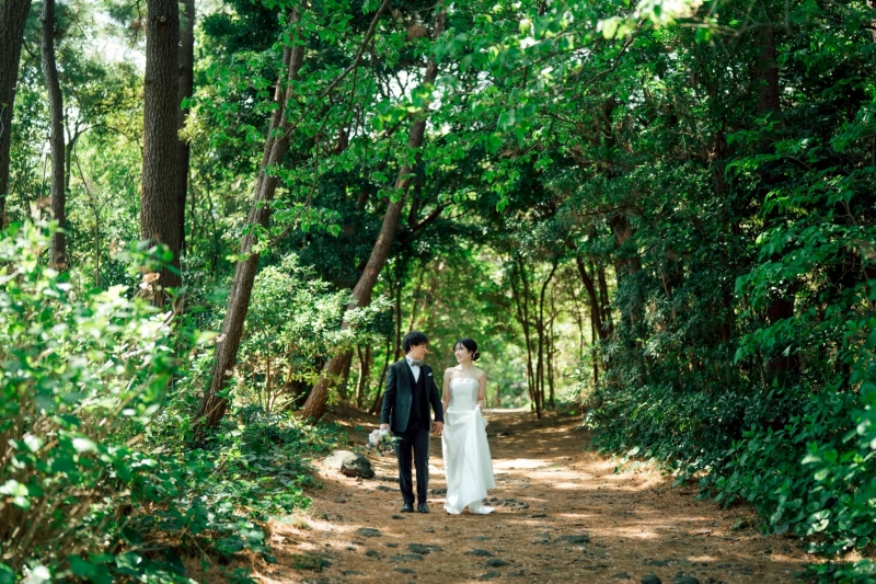 【スタジオ+ロケーション洋装撮影】スタジオと富士山、伊豆の大自然ロケーション組み合わせドレスプラン♪