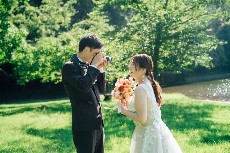 【お気軽ドレスタキシード付き】お好きな場所で1スポット120分♢ヘアメイクアテンド付き/データ80カット