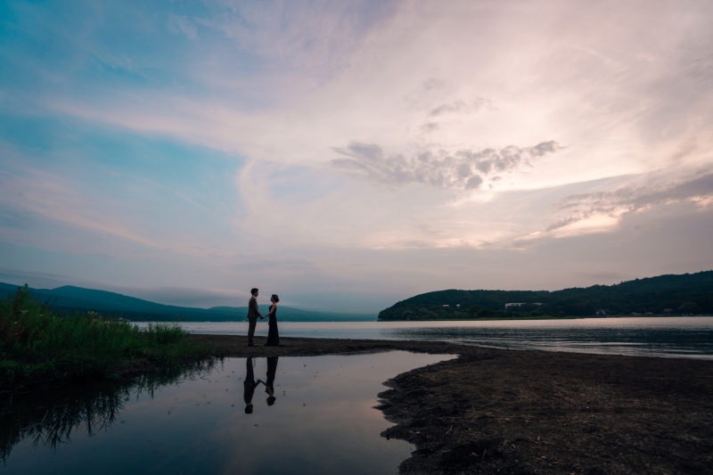【写真も動画も大満足!】富士山周辺でムービー&フォトプラン♢ヘアメイクアテンド・ブーケ付き/データ150カット
