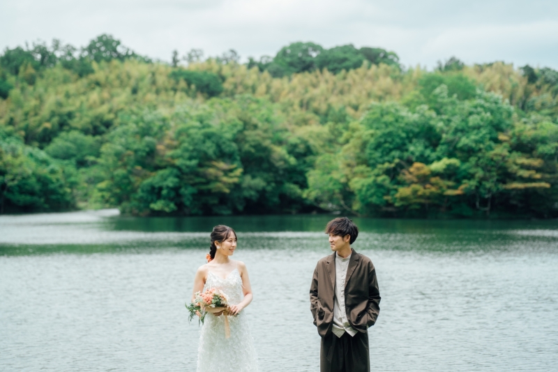 【写真も動画もドレス付きで】伊豆半島でムービー&フォトプラン♢ドレス・ヘアメイクアテンド・ブーケ付き/データ150カット