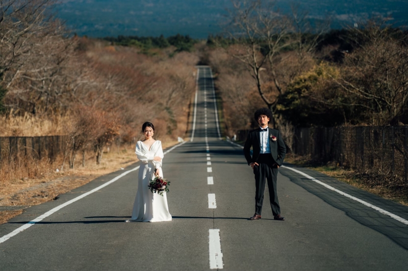 【ドレス・タキシード付き】ドレス・タキシードレンタル付き♢富士山フォトプラン!♢ヘアメイクアテンド/データ250カット