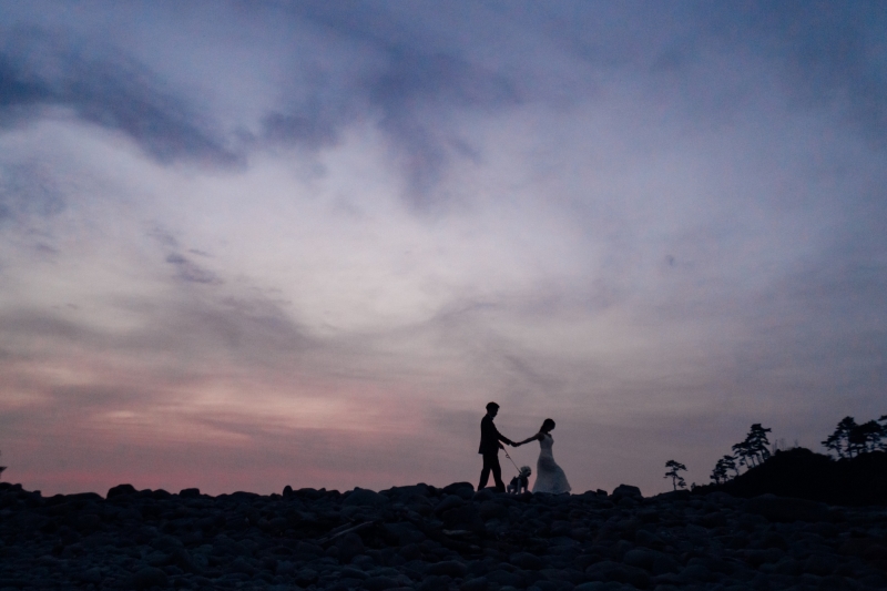 【ワンちゃんと一緒に】大切なペットと一緒に撮影するペットフレンドリーフォトプラン!♢ヘアメイクアテンド/データ80カット