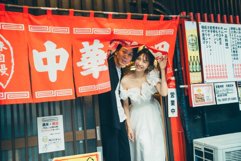 【ストリートウェディング】街中で気軽にデート気分でウェディング♪散策しながらフォトプラン/データたっぷり150カット納品♪