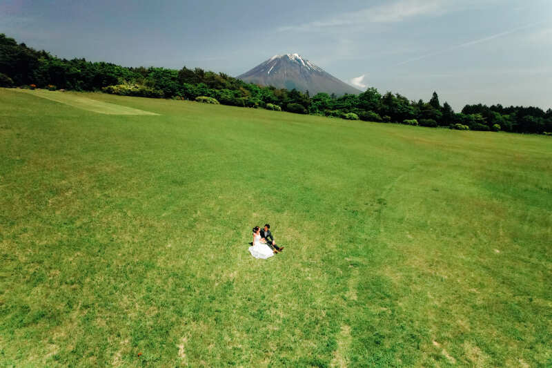 【ブーケ付き選べる３ロケーション】富士山周辺を満喫する欲張りフォトプラン♢ヘアメイクアテンド/データ250カット